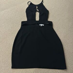 REVOLVE Black Cut Out Dress